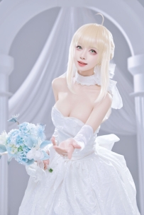 #Shika小鹿鹿_Vol.116_FGO_Saber花嫁_[22P-284MB]